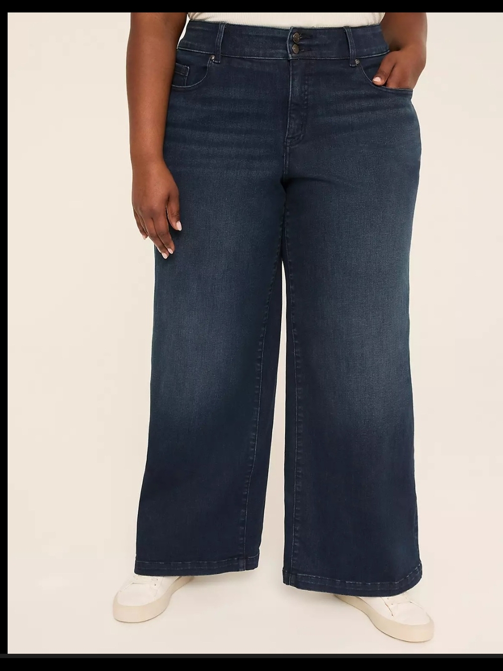 Tighter Tummy Fit High-Rise Wide Leg-- Size 22 P-- SHIPS NEXT DAY